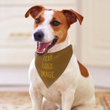 Custom Khaki Yellow Pet Scarf
