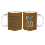 Custom Khaki Gray Mug