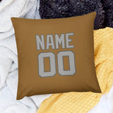 Custom Khaki Gray Pillowcase