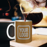 Custom Khaki Gray Mug