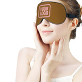 Custom Khaki Light Pink Sleep Mask