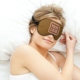 Custom Khaki Light Pink Sleep Mask