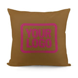 Custom Khaki Pink Pillowcase
