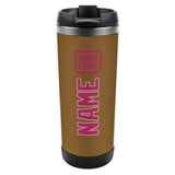 Custom Khaki Pink Stainless Steel Water Cup