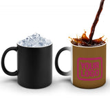 Custom Khaki Pink Magic Mug