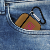 Custom Khaki Pink AirPods Case