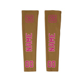 Custom Khaki Pink Arm Sleeve
