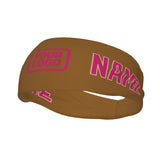 Custom Khaki Pink Sports headband