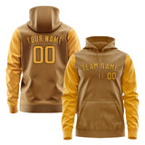 Custom Khaki Yellow Hoodie