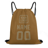 Custom Khaki Light Khaki Drawstring Bag