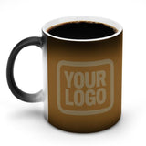 Custom Khaki Light Khaki Magic Mug