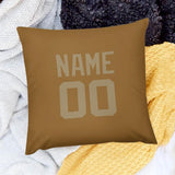 Custom Khaki Light Khaki Pillowcase