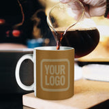Custom Khaki Light Khaki Mug