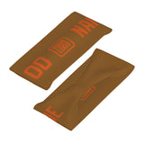 Custom Khaki Orange Sports headband