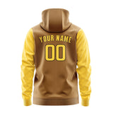 Custom Khaki Gold Hoodie 2222303022B31730