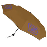 Custom Khaki Light Purple Automatic Umbrella