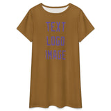 Custom Khaki Light Purple Nachthemd