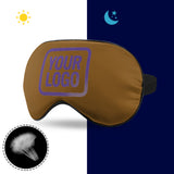 Custom Khaki Light Purple Sleep Mask