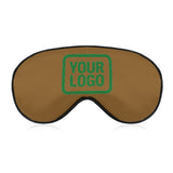 Custom Khaki Emerald Green Sleep Mask