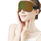 Custom Khaki Emerald Green Sleep Mask