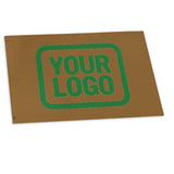 Custom Khaki Emerald Green Flag