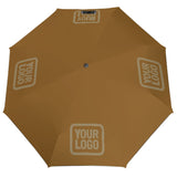 Custom Khaki Light Khaki Automatic Umbrella