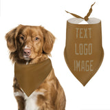 Custom Khaki Light Khaki Pet Scarf