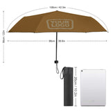 Custom Khaki Light Khaki Automatic Umbrella