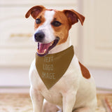 Custom Khaki Light Khaki Pet Scarf