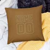 Custom Khaki Khaki Pillowcase
