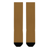 Custom Khaki Khaki Knee-High Sock