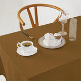 Custom Khaki Light Khaki Square Table Cloth