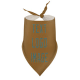 Custom Khaki Blue Green Pet Scarf