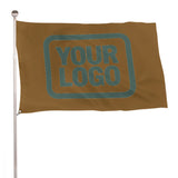 Custom Khaki Blue Green Flag