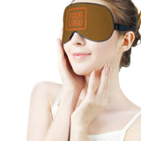 Custom Khaki Orange Sleep Mask