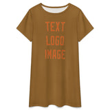Custom Khaki Orange Nachthemd