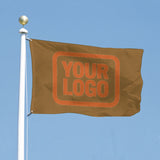 Custom Khaki Orange Flag