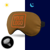 Custom Khaki Orange Sleep Mask