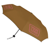 Custom Khaki Copper Rose Automatic Umbrella