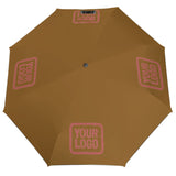 Custom Khaki Copper Rose Automatic Umbrella