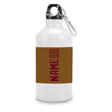 Custom Khaki Crimson Red Sports Bottle