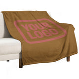 Custom Khaki Copper Rose Blanket