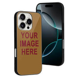 Custom Khaki Crimson Red Phone Case