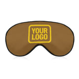 Custom Khaki Gold Sleep Mask