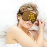 Custom Khaki Gold Sleep Mask