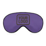 Custom Light Purple Brown Sleep Mask