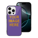 Custom Light Purple Yellow Phone Case