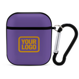Custom Light Purple Yellow AirPods Case