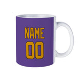 Custom Light Purple Yellow Mug