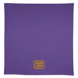Custom Light Purple Brown Square Table Cloth